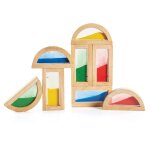 Blocs arc - en - ciel - sable