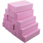 Bloc block a lime a ongles et polissoir corindon matriel d'pandage bloc nail art manucure 4 faces (20 ...