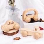 Blocs de bois miniature dessin anim voiture camion enfants cadeaux bb educatif toy j
