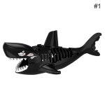 Blocs de construction 3d pour enfants, jouets a assembler, requin, zombie fantme, jouets pour enfants, ...