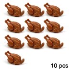 Blocs de construction alimentaires, accessoires pour ami de la ville, chips de pain, poulet rôti, pizza, ... Blocs de construction alimentaires, accessoires pour ami de la ville, chips de pain, poulet rôti, pizza, ...