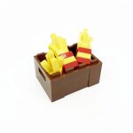 Blocs de construction alimentaires, accessoires pour ami de la ville, chips de pain, poulet rôti, pizza, ... Blocs de construction alimentaires, accessoires pour ami de la ville, chips de pain, poulet rôti, pizza, ...