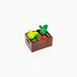 Blocs de construction alimentaires, accessoires pour ami de la ville, chips de pain, poulet rti, pizza, ...
