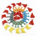 Blocs de construction alimentaires, accessoires pour ami de la ville, chips de pain, poulet rti, pizza, ...