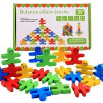 Blocs de construction en bois colorés pour enfants, jeu d'entraînement a la réflexion, pile de bois, ... Blocs de construction en bois colorés pour enfants, jeu d'entraînement a la réflexion, pile de bois, ...