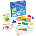 Blocs de construction en bois pour enfants, nouveau jouet educatif en trois dimensions, espace, imagination, ...