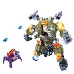 Blocs de construction en briques pour enfants, modle mech d'assaut en avion, soldat militaire de la ...