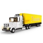 Blocs de construction de camion de transport d'ingnierie de ville, briques, jouets educatifs pour enfants, ...