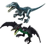 Blocs de construction de dinosaures, jouets r�aliste assortis, jeu d'�ducation pr�coce pour enfants, ...