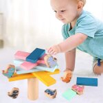 Blocs de construction empilables a haute capacit� d'equilibre de dinosaure, jouets d'entra�nement, jeu ...