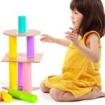 Blocs de construction pour enfants, jouets educatifs pr�coces, cadeaux d'anniversaire, 1 2 3 4 5 6
