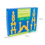 Blocs de construction d'equilibre en bois cr�atifs pour enfants, jeu d'empilage, jouet d'education pr�coce ...