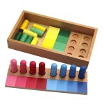 Blocs de construction montessori, jeu de correspondance des couleurs, jouets educatifs pour enfants, ...