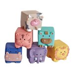 Blocs de construction en pvc souple pour bb, lettres d'animaux, jouets educatifs pour tout - petits, ...