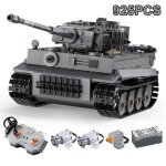 Blocs de construction rc tiger tank, voiture militaire, camion, modle, cadeaux d'anniversaire pour garon, ...