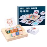 Blocs de jouets educatifs pour la petite enfance, lettres et cartes anglaises, bote de correspondance, ...