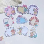 Bloc - notes lapin dessin anim japonais, 30 feuilles, papier a notes dcoratif kawaii, papeterie fournitures ...