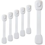 Bloc porte securite bebe 6 pièces, serrures pour sécurité enfant verrouillage pour tiroir, réfrigérateurs, ... Bloc porte securite bebe 6 pièces, serrures pour sécurité enfant verrouillage pour tiroir, réfrigérateurs, ...
