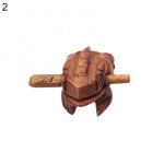 Bloc de tonalit� en bois, grenouille porte - bonheur, pour instrument musical, d�coration de maison et ...