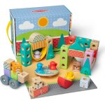Blockables a emboîter, ville, coffret de blocs en bois de construction a assembler et mélanger, pour ... Blockables a emboîter, ville, coffret de blocs en bois de construction a assembler et mélanger, pour ...