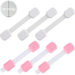 Bloque porte bb, 6 pices securite porte enfant, scurit enfant, porte securite bebe avec adhsif, ...