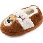 Bnhgc - chausson enfant fille garcon animaux peluche souple pantoufle enfant antidrapantes