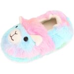 Bnhgc - chausson enfant fille garcon animaux peluche souple pantoufle enfant antidrapantes