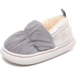 Bnhgc - chaussons hiver enfant peluche pantoufle garcon fille chaud maison chausson intrieure antidrapant ...