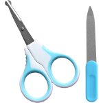 Bnhgc - ciseaux a ongles bebe confort & lime a ongle set (bleu)