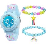 Bnhgc - montre numrique pour enfants & 2 bracelets montre etanche avec alarme chronomtre lumires bande ...