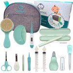 Bnhgc - ¿ trousse de soin bb naissance set de toilette bb, 13 pices avec lime a ongles, ciseaux, ...