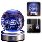 Bnhgc - veilleuse 3d en forme de boule de cristal, veilleuse boule de cristal 3d avec base, lampe boule ... Bnhgc - veilleuse 3d en forme de boule de cristal, veilleuse boule de cristal 3d avec base, lampe boule ...