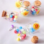 Bocal a dessert et sucettes, accessoire de décoration pour maison de poupée, avec mini sucreries et bonbons ... Bocal a dessert et sucettes, accessoire de décoration pour maison de poupée, avec mini sucreries et bonbons ...