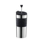 Bodum mug a piston travel press en inox double paroi 0. 35 l noir Bodum mug a piston travel press en inox double paroi 0. 35 l noir