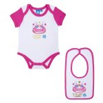 Body bavoir bb fille om - collection officielle olympique de marseille - 12 mois