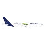 Boeing 777 f - lufthansa cargo cargo human care  d - alfi buenos das mxico 1 / 500 herpa ...