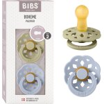 Boheme lot de 2 t�tines. sans bisph�nol a, t�terelle ronde. latex de caoutchouc naturel, fabriqu� au ...