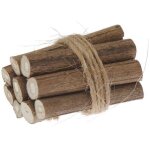 Bois de chauffage miniature - 2 x 3, 5 x 2 cm pour le monde des lutins - rico design bois