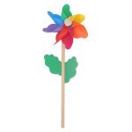 Bois moulin a vent vent spinner moulinets maison jardin yard dcoration enfants jouets nouveau
