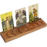 Bois tarot titulaire de la carte, avec phases de lune, la sorcire stand pour lenormand oracle de mditation, ...