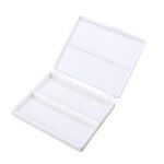 Bo�te de 100 lames de microscope, plastique, positions num�rot�es, autoclavable, 19, 5 x 16 x 3 cm, blanche ...