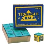 Bote de 12 craies triangle verte