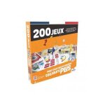 Boite 200 jeux classiques et traditionnels - plateaux, cartes, pions, des, regles - jeu societe famille ...