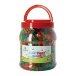 Boite de 5000 pions de marquage pour loto bingo jeton multicolores flashy 15 mm