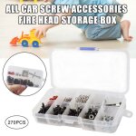 Bote d'accessoires pour vis de voiture, ensemble complet, d3 / d4 / xis, 270 pices / bote hsp, bote ...
