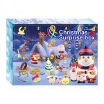 Bo�te a l'avent de no�l pour enfants, 1 ensemble, fabrication soign�e, bo�te a cadeau artisanale, bricolage, ...