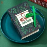 Bote a biscuits joyeux nol, cadeau de fte du nouvel an, bonbons faits a la main, emballage en chocolat, ...