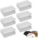 Boîte a cartes 6pcs boîte transparente de rangement plastique conteneurs de stockage bijoux organisateur ... Boîte a cartes 6pcs boîte transparente de rangement plastique conteneurs de stockage bijoux organisateur ...