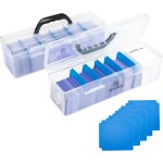 Boîte a cartes a collectionner - 5 intercalaires, capacité de plus de 1000 cartes - compatible avec mtg, ... Boîte a cartes a collectionner - 5 intercalaires, capacité de plus de 1000 cartes - compatible avec mtg, ...