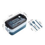 Bote a djeuner en acier inoxydable, bento pour les ecoliers, les enfants, les employs de bureau, a ...